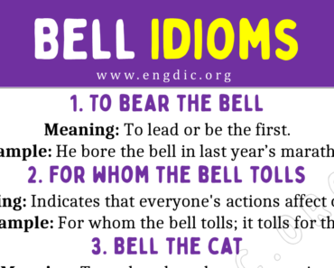 Bell Idioms (With Meaning and Examples)