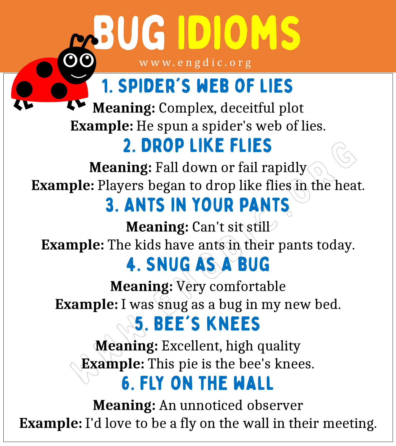 Bug Idioms