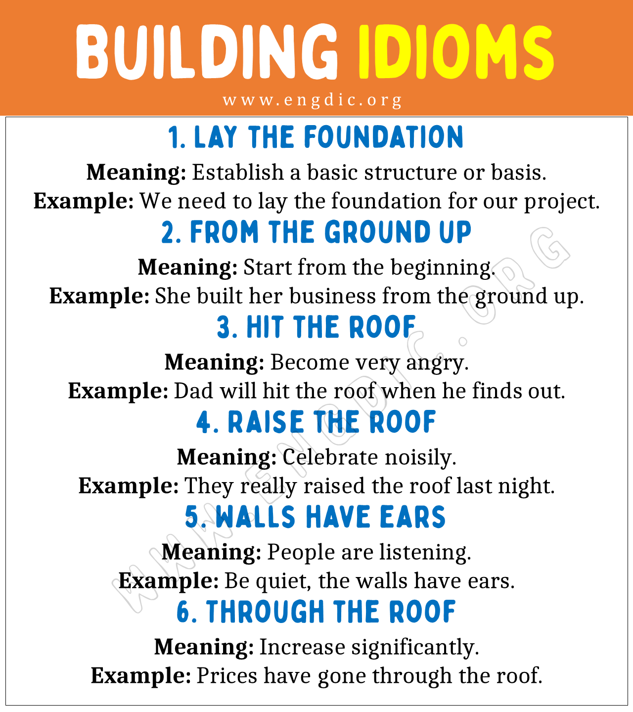 Building Idioms
