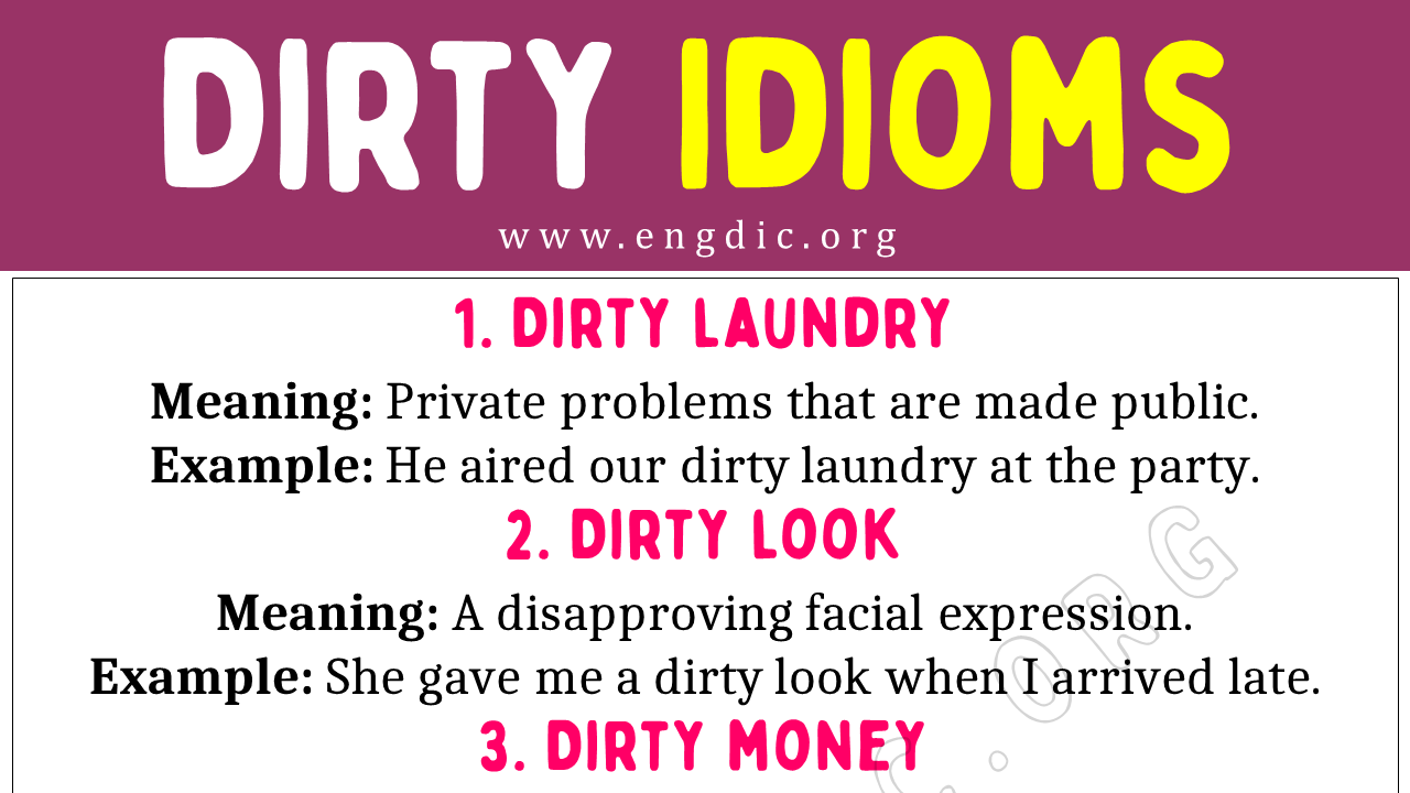 dirty-idioms-with-meaning-and-examples-engdic