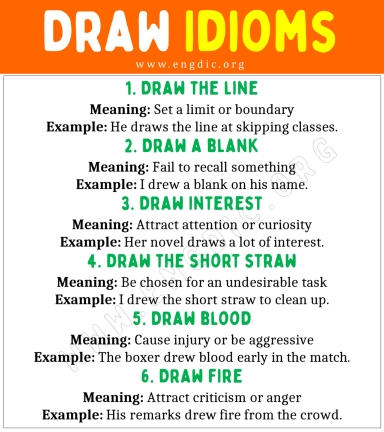 draw-idioms-with-meaning-and-examples-engdic