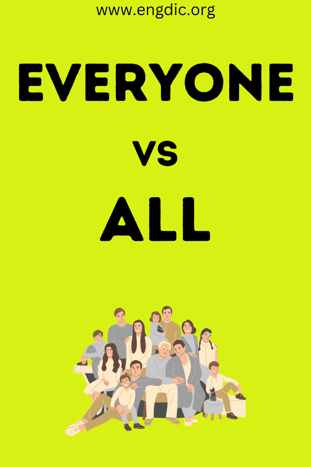 Everyone vs All! What's the Difference? - EngDic