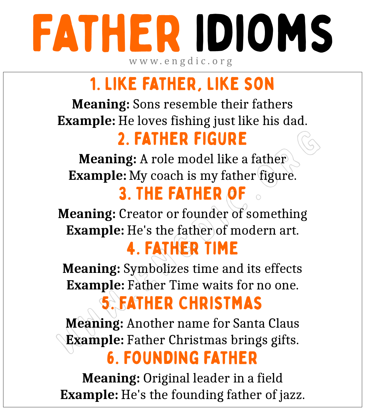 Father Idioms