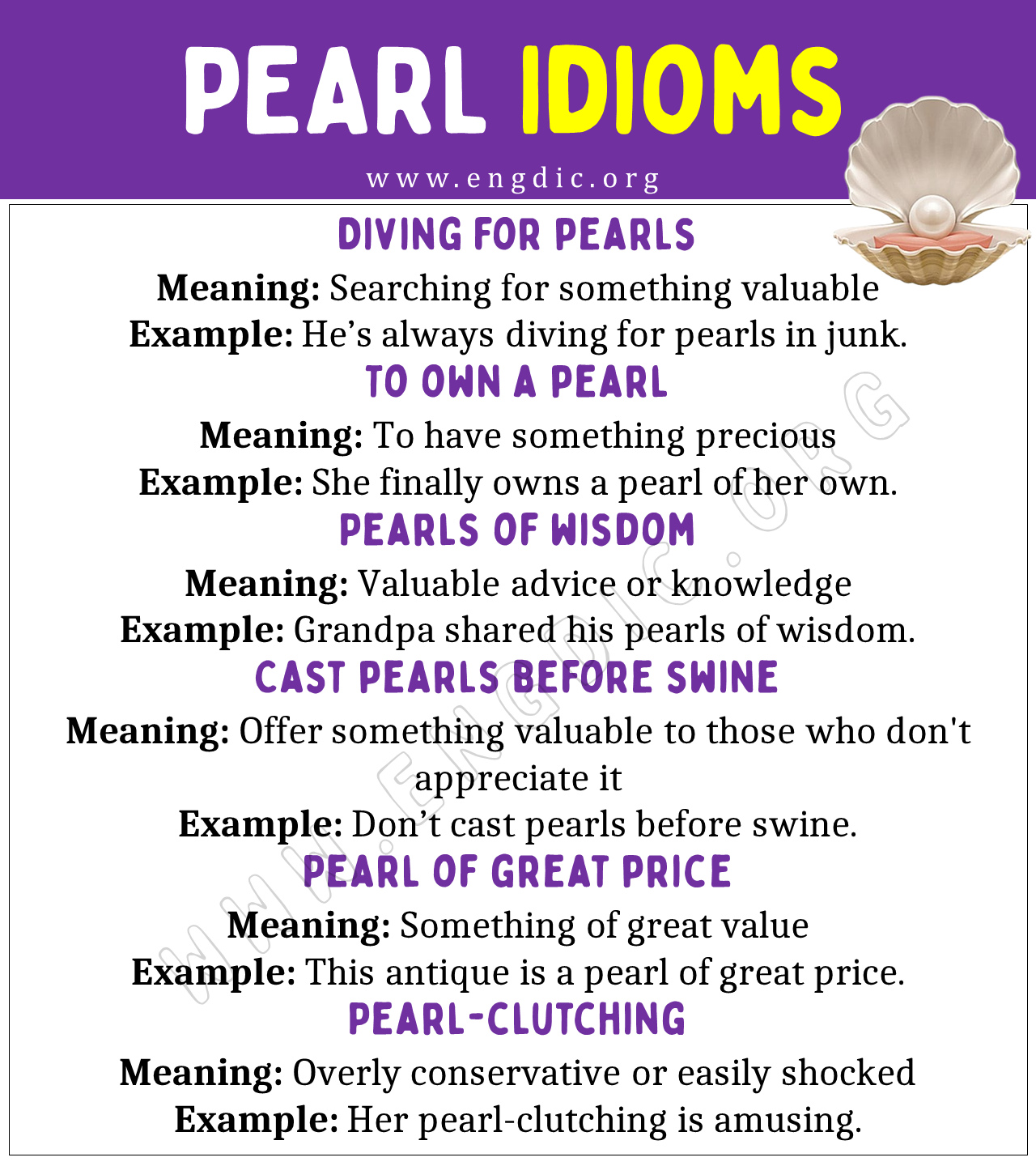PEARL Idioms