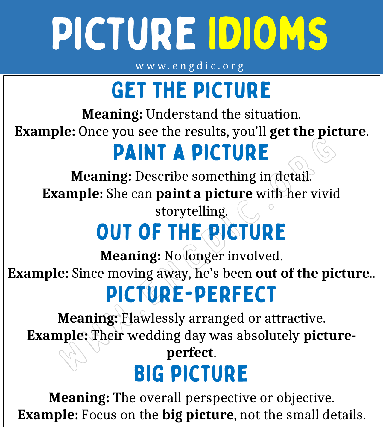Picture Idioms