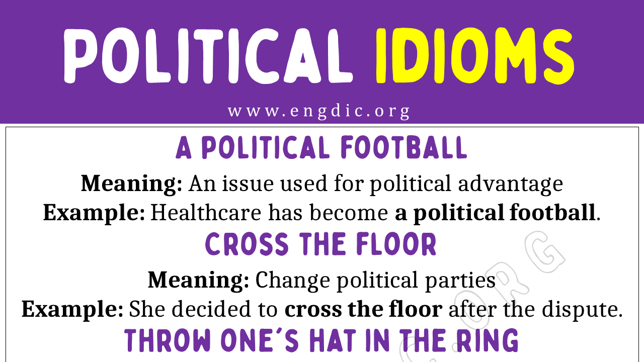 political-idioms-with-meaning-and-examples-engdic