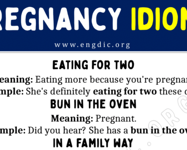 Pregnancy Idioms (With Meaning and Examples)