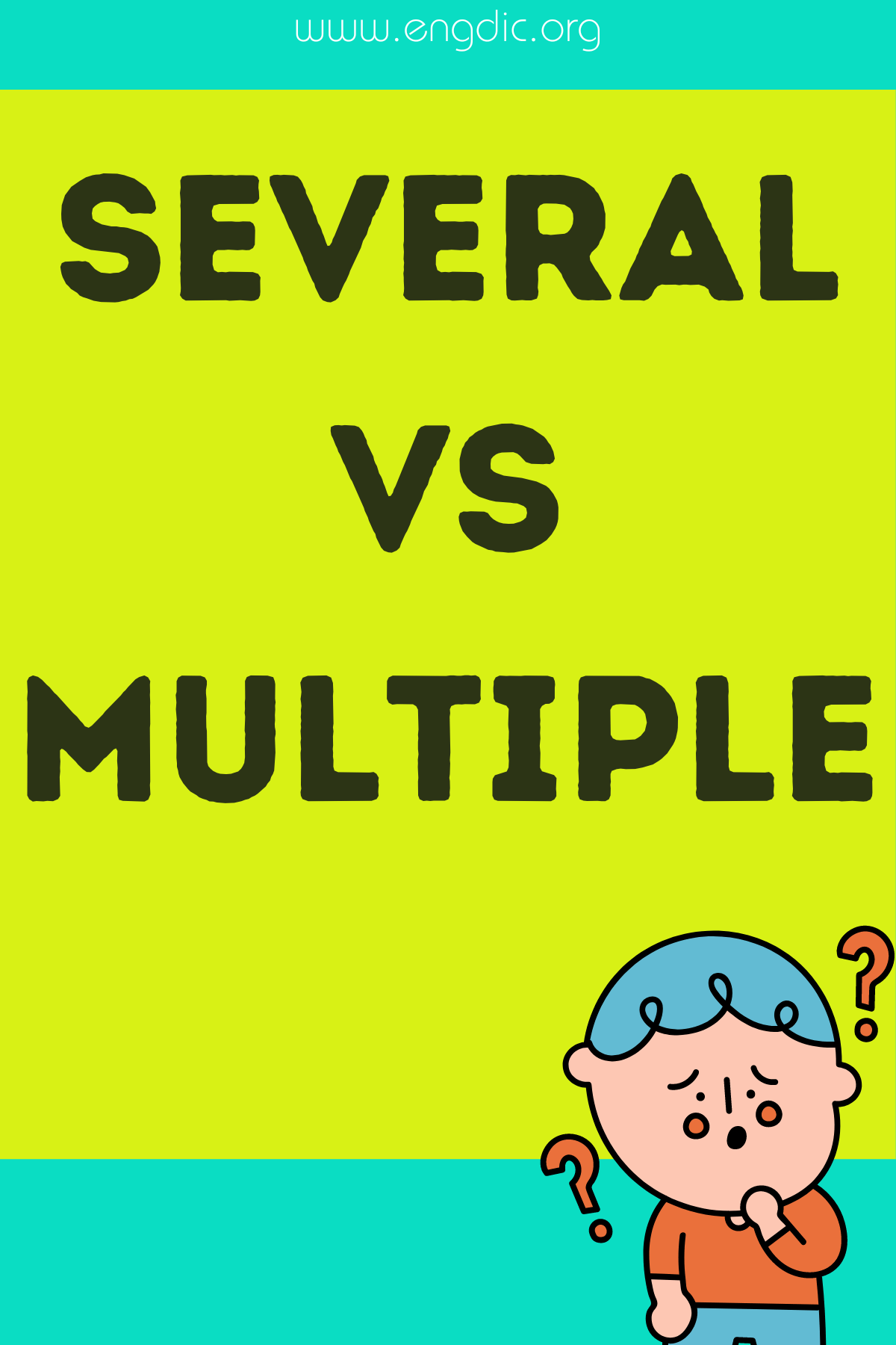 Several vs Multiple