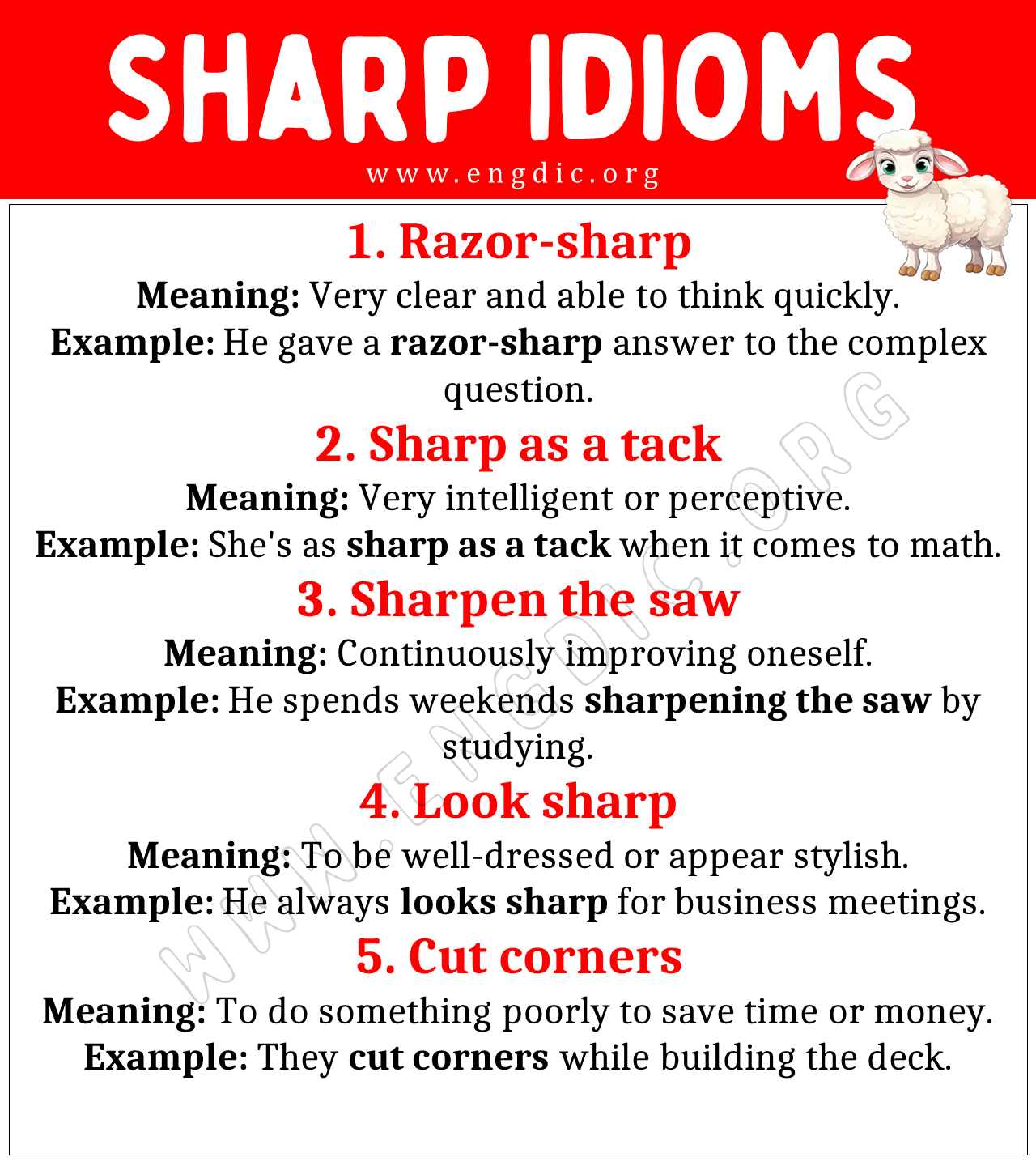 Sharp Idioms