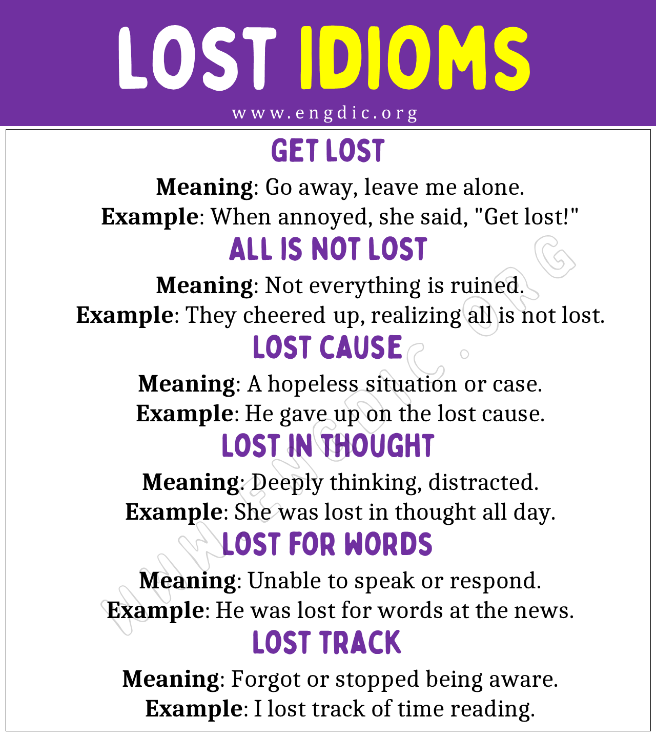 lost Idioms