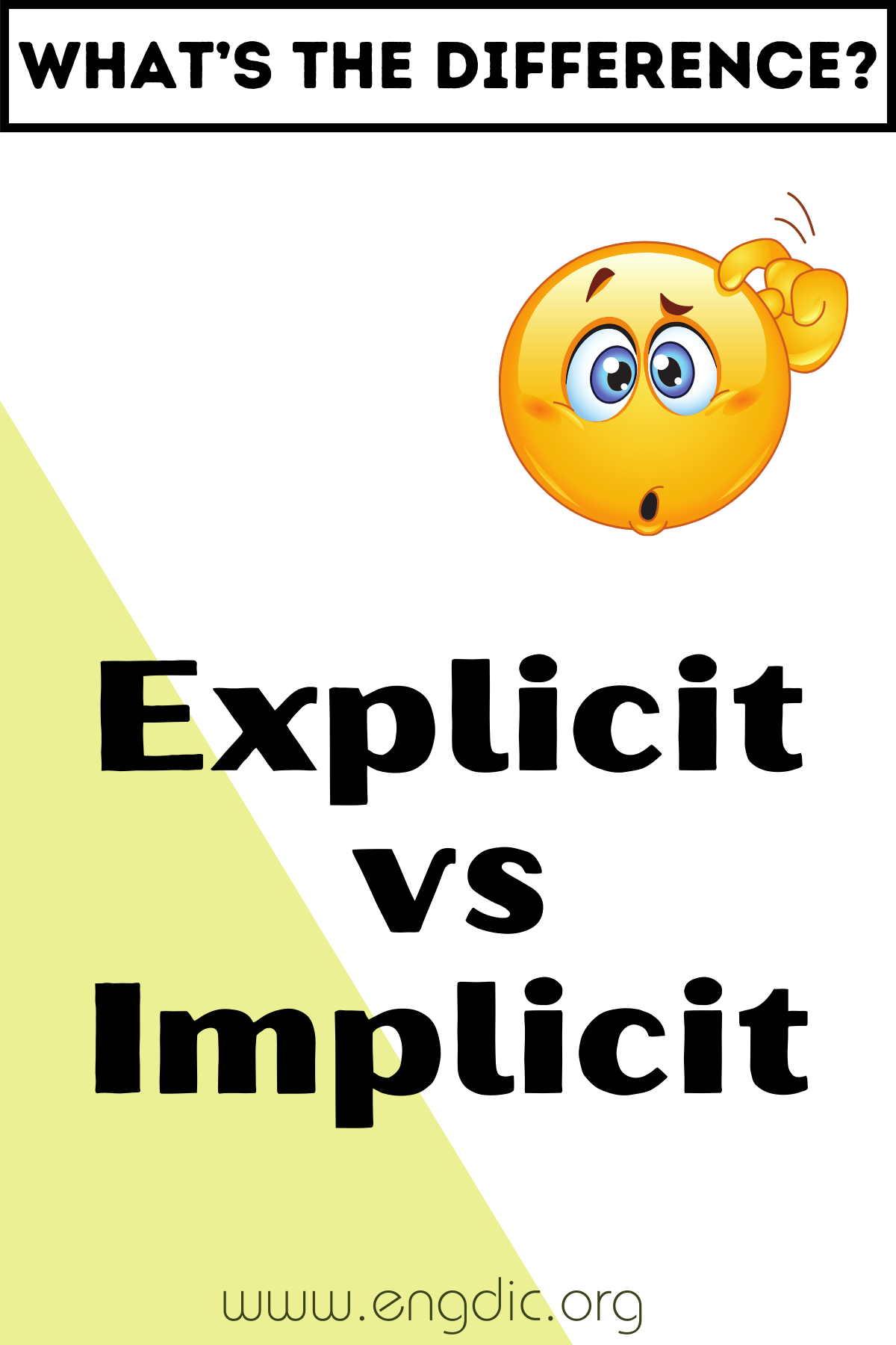 Explicit vs Implicit