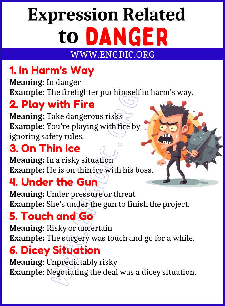 Expressions Related to Danger