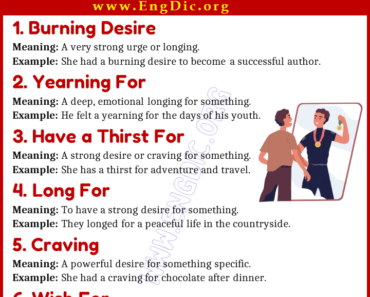 Learn 20 Expressions Related to Desire