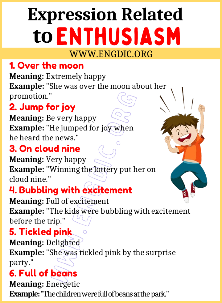 Expressions Related to Enthusiasm