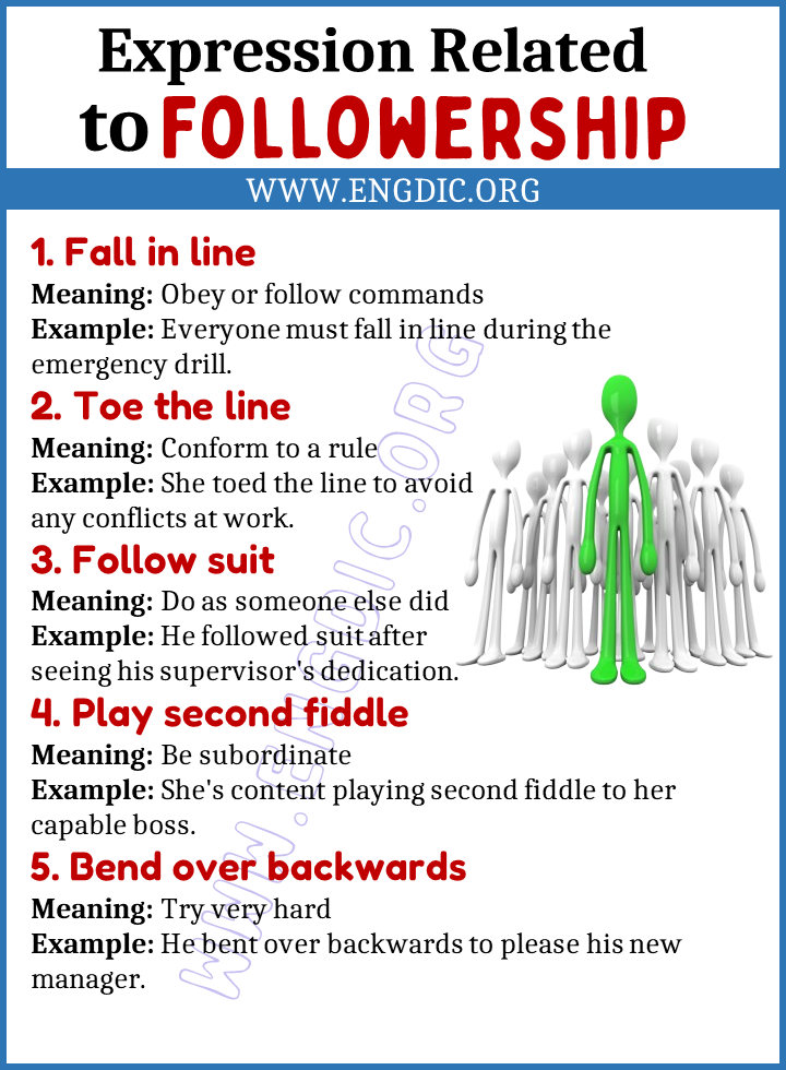 Expressions Related to Followership