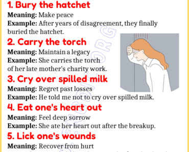 Learn 20 Expressions Related to Grief