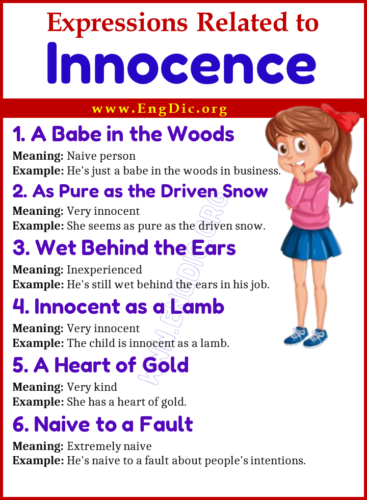 Expressions Related to Innocence