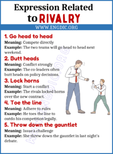 Expressions Related to Rivalry
