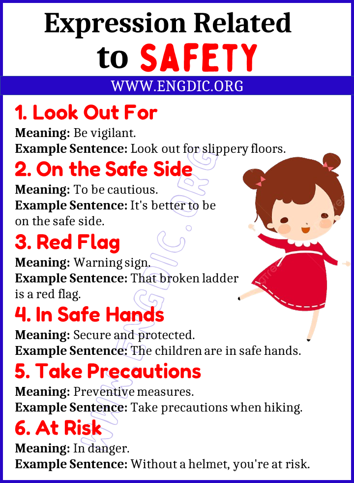 Expressions Related to Safety