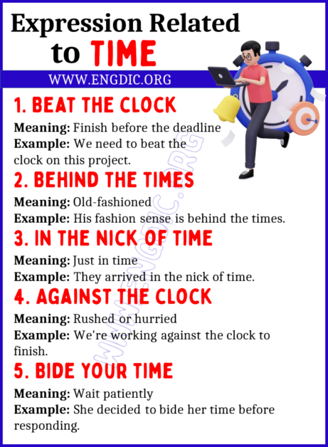 Learn 20 Expressions Related to Time - EngDic