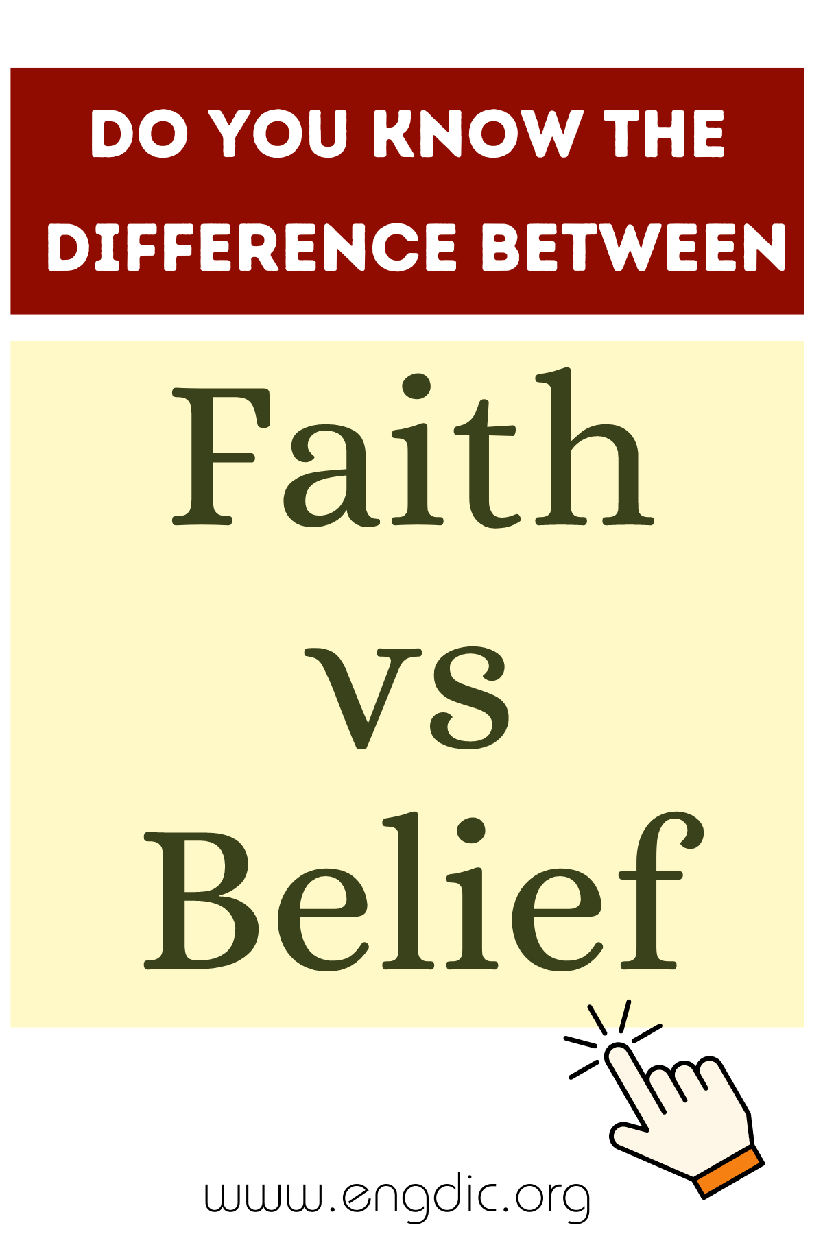 Faith vs Belief