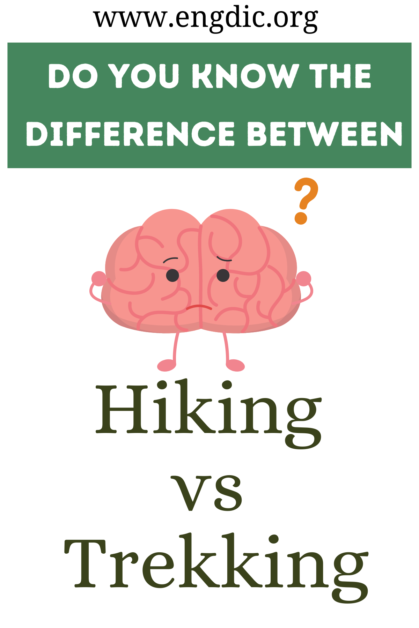 HIKING VS TREKKING MEANING visual data 4
