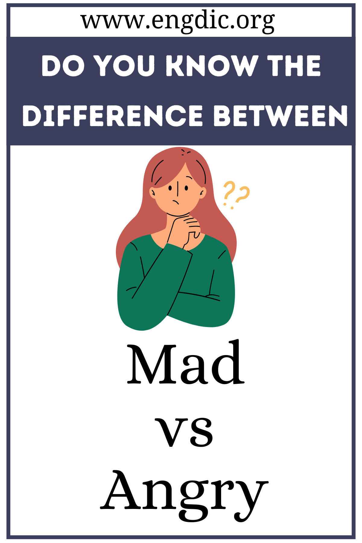 Mad vs Angry