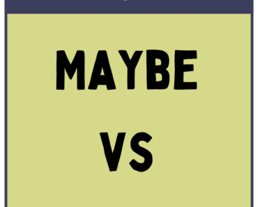 Maybe vs May Be (What’s the Difference?)