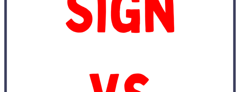 Sign vs Symbol (What’s the Difference?)